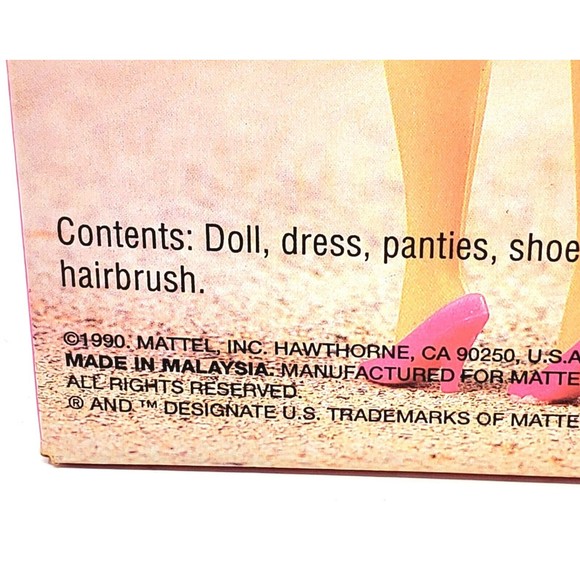 NRFB Barbie Special Expressions Woolworth's Special Limited 1990 Mattel #5504 - Picture 12 of 12